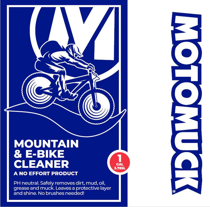 Motomuck Mountain & E-Bike cleaner 1G 4 Pack