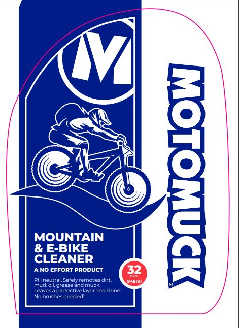 Motomuck's Mountain & E-Bike Cleaner  32oz 6 PACK